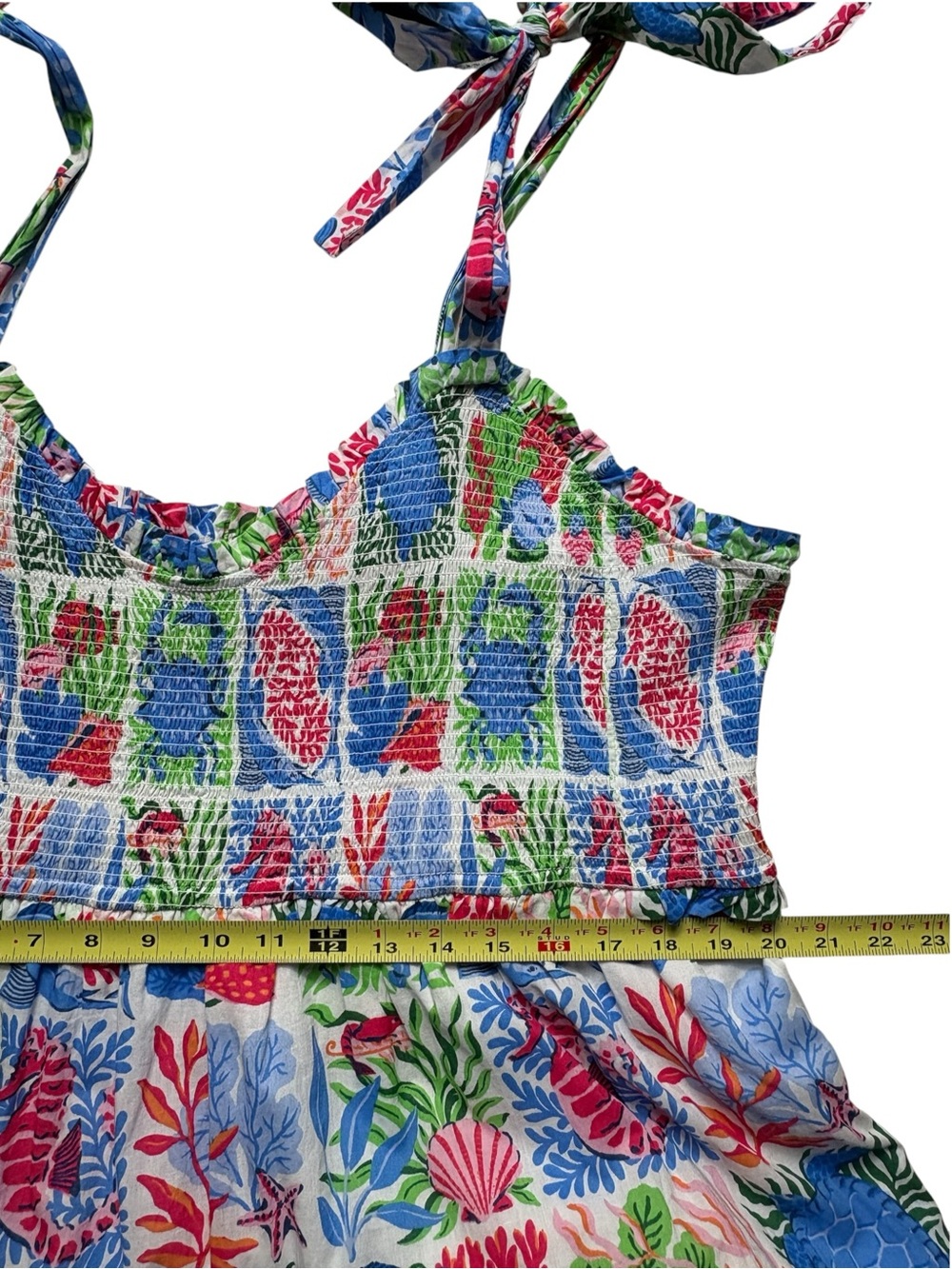NWT Printfresh Stained Glass Sea Siren Maxi Dress Size 2X - Picture 10 of 16